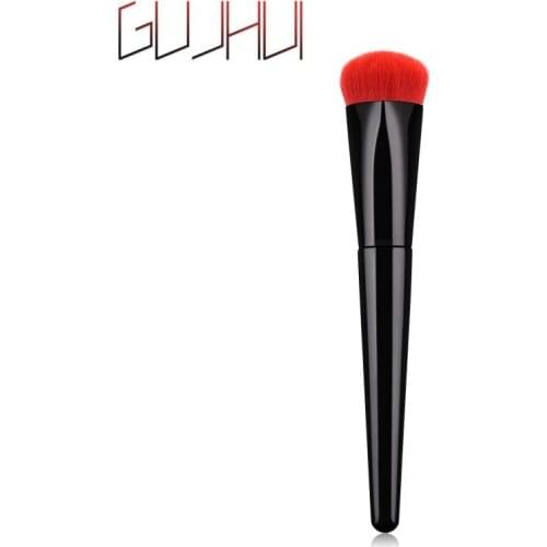 Red Heart-shaped Makeup Brush Nylon Fiber Foundation Powder Blush Cosmetic Brush Easy To Use Multifunctional Soft Beauty Tool