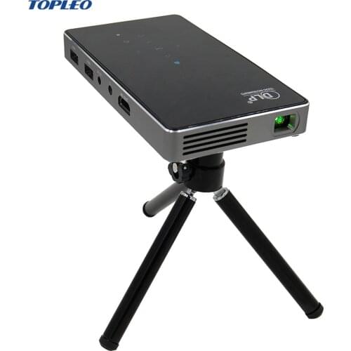 Mini Projector P8 DLP 1080p Smart Android Wifi BT Quad Core Mobile Phone Projector for Home Theater/Outdoor/Meeting