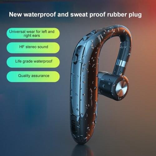 Newest Single Ear Bluetooth 5.0 Wireless Headphone Business Earphone Long Standby 300mAH Battery Capacity 20h Battery Life