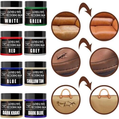 New Leather Repair Cream Filler Compound For Sofa Practical Restoration Tools Home Cleaning Leather Household Seat R1I1