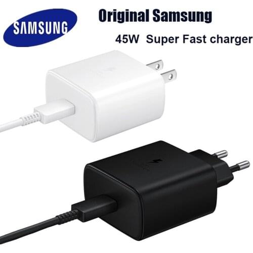 Samsung Original 45W USB-C Super Adaptive Fast Charge Charger EP-TA845 For Samsung GALAXY Note 10 Plus Note10Plus 5G A91 Note10