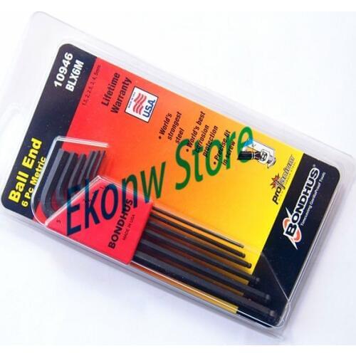 Ball End L wrenches socket head wrench 10995,10999,10992,10946 made in USA