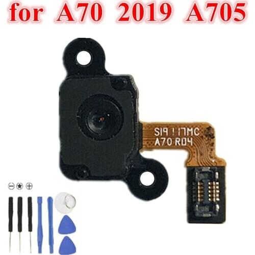 1Pcs Home Button Fingerprint Touch Sensor Flex Cable for Samsung Galaxy A70 2019 SM-A705 A705F Fingerprint Flex Replacement Part