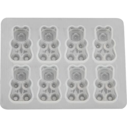 Cute Bear Sugar Silicone Mould Crystal Resin Epoxy Molds Jewelry Pendant Art DIY Craft Decorations
