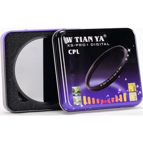 TIANYA 95mm 95 mm XS-pro1 Slim MC CPL Circular Polarizing optical glass Lens Filter Protector for canon nikon sony pentax camera