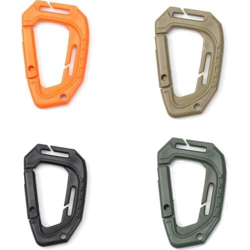 D-button Outdoor Mountaineering Buckle Light Medium Tactical Plasticmountaineering Bag External Hanging Key D Button Campping