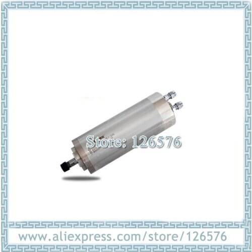 High speed 24000rpm 1.5KW ER11 Water cooled spindle motor 80mm AC220V Water-proof wood milling spindle motor 4 bearing