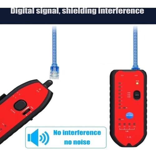 Hi-tech smart RJ11 RJ45 Cat5 Cat6 Telephone Wire Tracker LAN Network Cable Tester Network Detector Tool