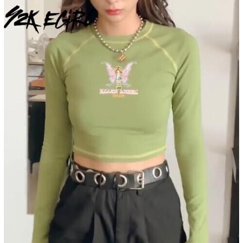 Y2K EGIRL Women's Blouses And Shirts