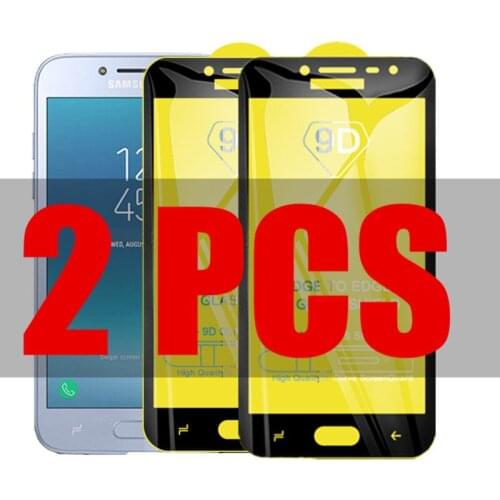 2Pcs 9D Glass For Samsung J2 Pro 2018 Protective Glass on the for Samsung Galaxy J2 Pro 2018 J250F/DS Screen Protector Film