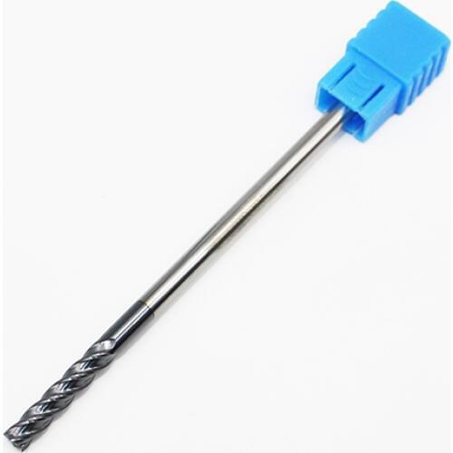 1PCS HRC50 4mm Solid Carbide Endmills D4X20LXD4X100L 4Flute Standard Length Side milling Slotting Profiling face mill