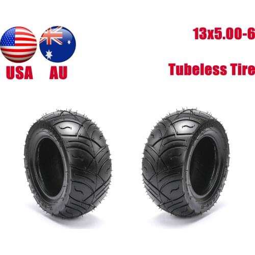 1PCS 13x5.00-6 Tire Tubeless Garden Turf Tractor Lawn Mower Riding Mower 6" inch Tire Tires Wheel MINI POCKET SCOOTER ATV GOKART