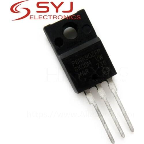 10pcs/lot STP6NK90ZFP STP6NK90ZF STP6NK90Z STP6NK90 P6NK90ZFP P6NK90 6N90 TO-220F New Original In Stock