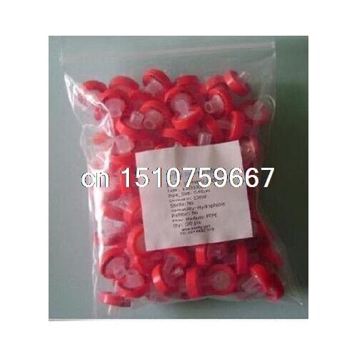 NEW 100pcs PTFE Syringe Filters 13mm 0.22um non-sterilized