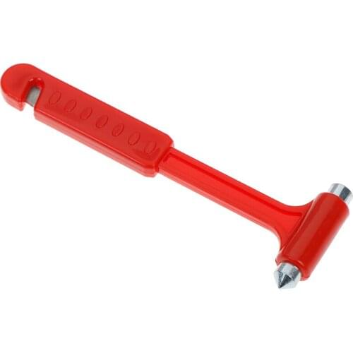 2 In 1 Mini Car Safety Hammer Life-Saving Escape Hammer Cutting Knife Multi Tool Car Window Broken Emergency Glass Breaker