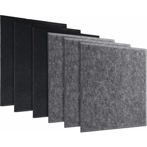 6 Pcs Sound-Absorbing Panels,Sound Insulation Panels,Noise Shock-Absorbing Foam,Acoustic Treatment for Recording Studios
