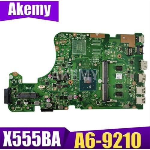 90NB0D20-R00010 For Asus X555QG X555Q X555B X555BP K555B A555B X555QA X555BA Mainboard Motherboard 8G/A6-9210