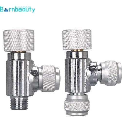 Aquarium CO2 Bubble Counter Regulator Valve Single/Double Head CO2 Regulator Precise Needle Valve Regulator Fish Tank CO2 System