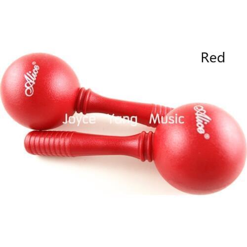 Alice A045M Colourful Hand-Held Round Head Maracas Percussion Shaker Sound Eggs Free Shipping Wholesales