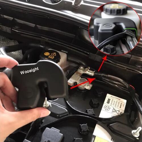 Wooeight Car Styling Non-flammable Negative Power Battery Protective Cover Case For Mazda 3 6 CX-5 Axela Sedan Atenza