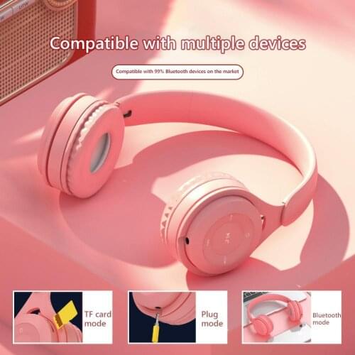 Y08 Wireless Bluetooth HiFi Stereo Over Ear Headphone Headset with Microphone