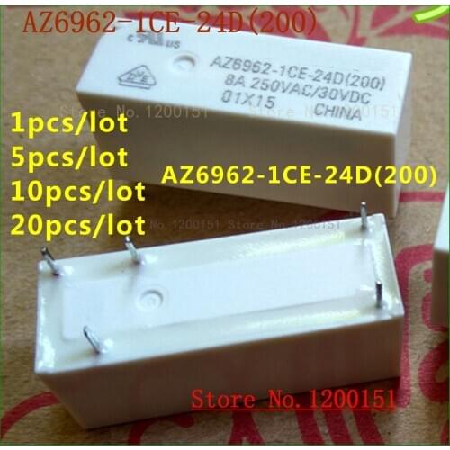 AZ6962-1CE-24D AZ6962-1CE-24D(200) AZ6962 AZ6962-1CE 24D 24VDC relay DIP-5