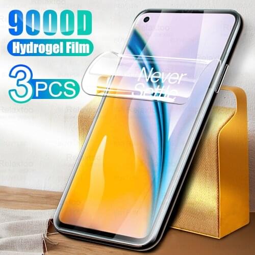 3Pcs Hydrogel Film For Oneplus Nord2 5G 2021 Phone Screen Protection Film One plus Nord 2 Onepkus nord2 Soft Protector Not Glass
