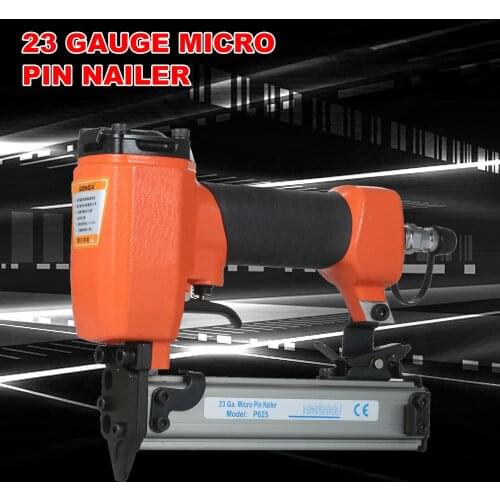 23 Gauge Micro Pin Nailer 1/2 Inch to 1 Inch Air Nailer Pneumatic Finishing Stapler Air Power Nil Gun for Woodworking Furniture