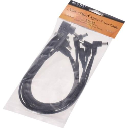 JOYO CM-26 Guitar Effects Power Cable Splitter Cord 8 Ways Daisy Chain for DC 9V Guitar Bass Effects Hot sale Link Cable