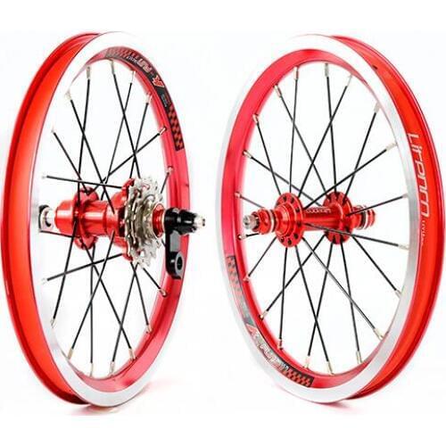 New Arrival Litepro 9/13/17T External 3 Speed Folding Bike Wheelset 14 inch 3s Wheels BMX Wheels for BYA412