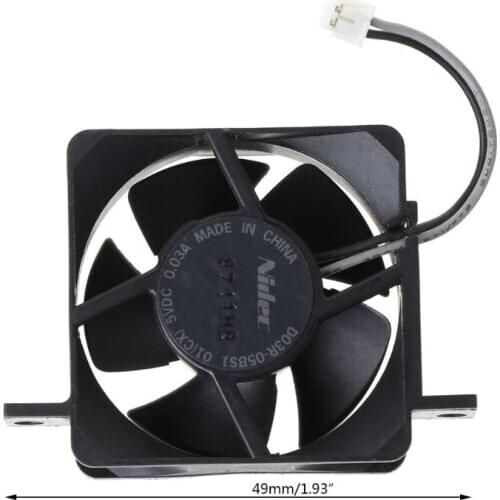 1PC Black Built-in Cooling Fan Cooler for Nintend for Wii Console Replacement Parts Accessories