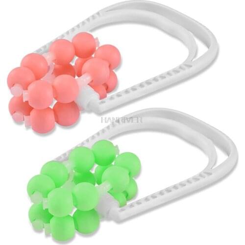 1pcs Leg Massager 16roller Balls 360 Degree Handheld Leg Slim Massage Ball Calf Arm Magic Shapely Relaxation Relieve Muscle Pain