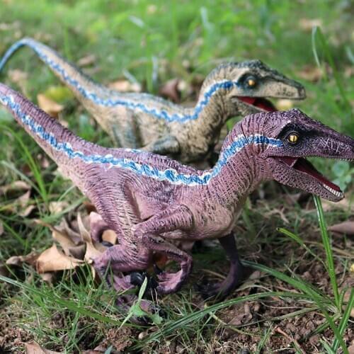 Dinosaur Model Series Velociraptor Toy Static Solid Action Figures Animal Model Collection Dinosaur Toys Children Decoration