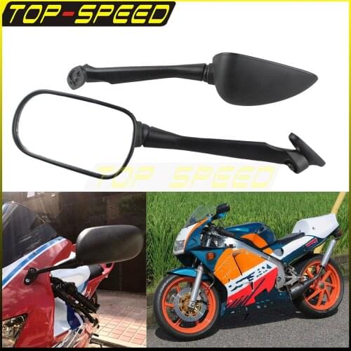 1 Pair Motorcycles For Honda CBR250 2011-2012 CB1300S 2003-2012 Rearview Long Rear Left & Right View Mirrors