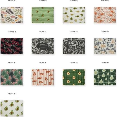 Cartoon fruit pear dining table decor paper placemats for table dinning table mat party decoration Rectangular tablecloths Table