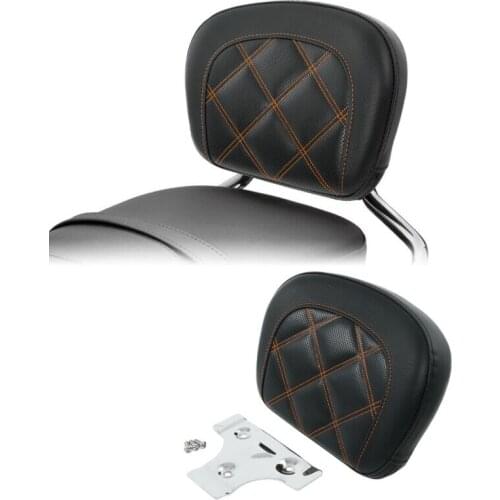 Motorcycle Passenger Sissy Bar Backrest Pad For Harley Touring Road Street Electra Glide Softail Slim Street Fat Bob Fat Boy