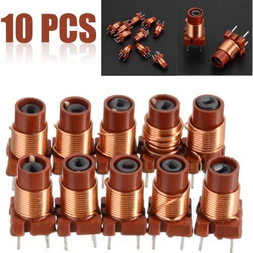 10pcs Adjustable Inductor 12T 0.6uh-1.7uh Adjustable High-Frequency Ferrite Core Inductor Coil