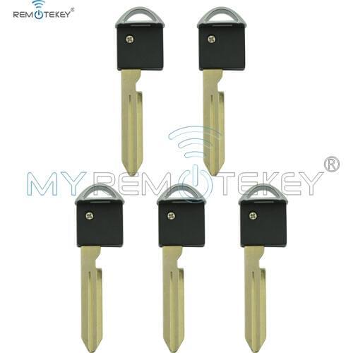 Remtekey 5pcs small insert blade replacement NSN14 for NISSAN Prox Smart key blade