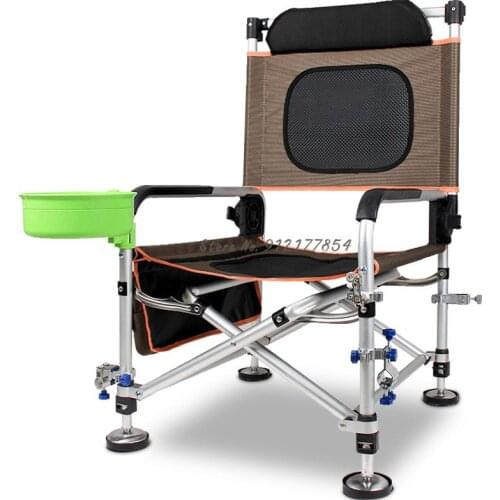 Fishing chair reclining fishing chair folding fishing chair multifunctional thickening portable fishing stool fishing seat