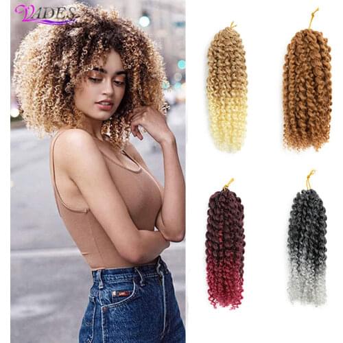 Synthetic Crochet Hair Braiding Marley Bob Braids Passion Twist Hair Ombre 16 Strands/pack Curly Hair Extensions for Women