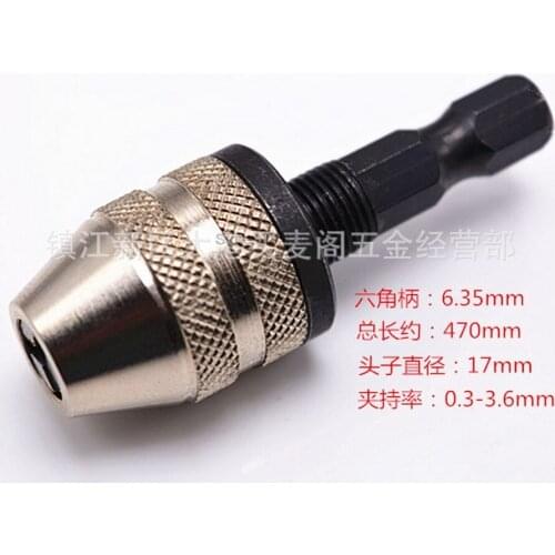By dhl 50pcs 0.3-3.6mm Drill Carbon Steel Plug Change Adapter Drill Hexagonal Handle Hex Shank