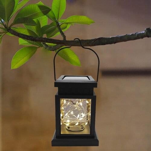 Waterproof Solar Led Lantern Lights Outdoor Garden Hanging Lights for Courtyard Walkway Dceorative Lamp Outdoor Lighting
