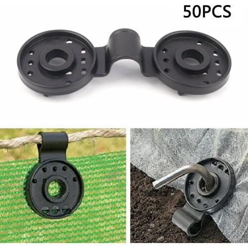 50x Tarp Clips Tarpaulin Clamps Canopy Boat Cover Snap Grip Fixing Buckle