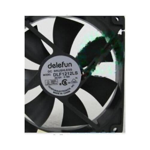 1pc new fan DLF1212LS 12V 0.18A 120*120*25MM 2 Delefun freeship