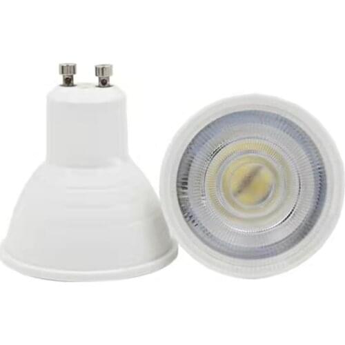 10pcsled spotlight bulb GU10 6w 220v 230v 240v cob lamp cool white 6500k nature white 4000k warm white 3000k dimmable spot light