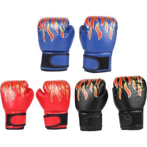 2pcs Child Boxing Gloves Kids Professional Training Fighting Gloves Boxing Training Fighting Gloves Kid Breathable Sparring Flam
