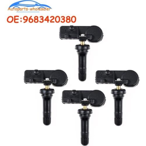 4 pcs/lot Car accessories 9683420380 For Peugeot Citroen Picasso C4 TPMS Tire Pressure Sensor Monitor 433MHZ