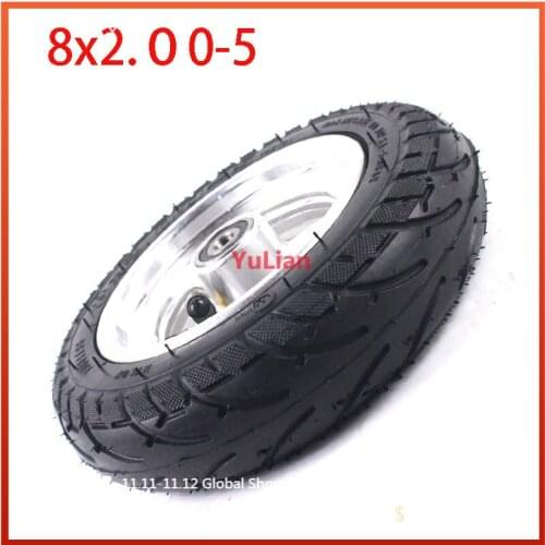 8x2.00-5 Tubeless Tire Wheel Tyre 2.10-5 Wheel Hub for Kugoo C3 S3 S2 MINI Electric Scooter Modified Parts