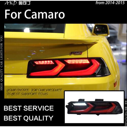 Car Styling Tail Lamp for Camaro Tail Lights 2014-2015 Camaro LED Tail Light Dynamic Signal DRL Brake Reverse auto Accessories