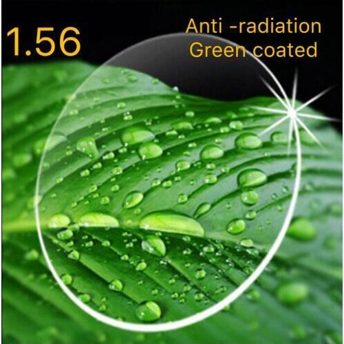 BAUS Ralferty 1.56 Anti Radiation Anti blue ray Protection Optic Lens Thin Aspheric HMC Prescription Lens Myopia Glasses